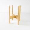 wooden plant pot stand