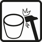 shatterproof plant pot