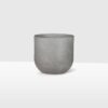 Stone Ceramic Pot Light Grey 12