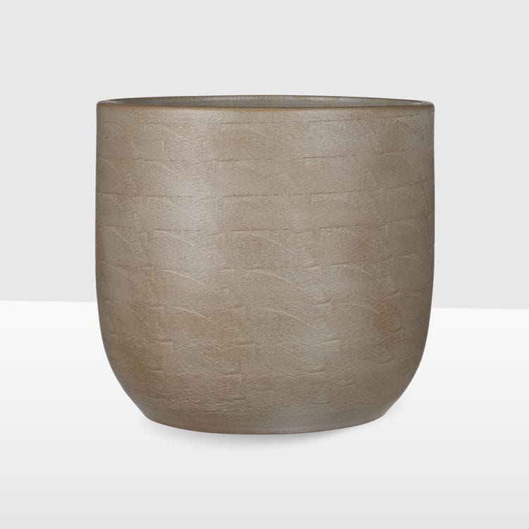 Stone Ceramic Pot Taupe 24