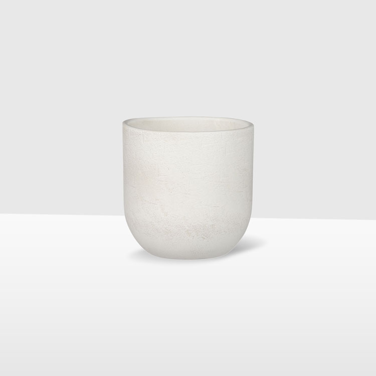 curved stone pot 12