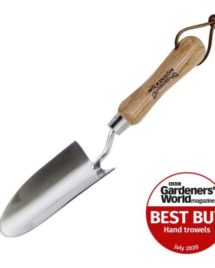 stainless steel hand trowel