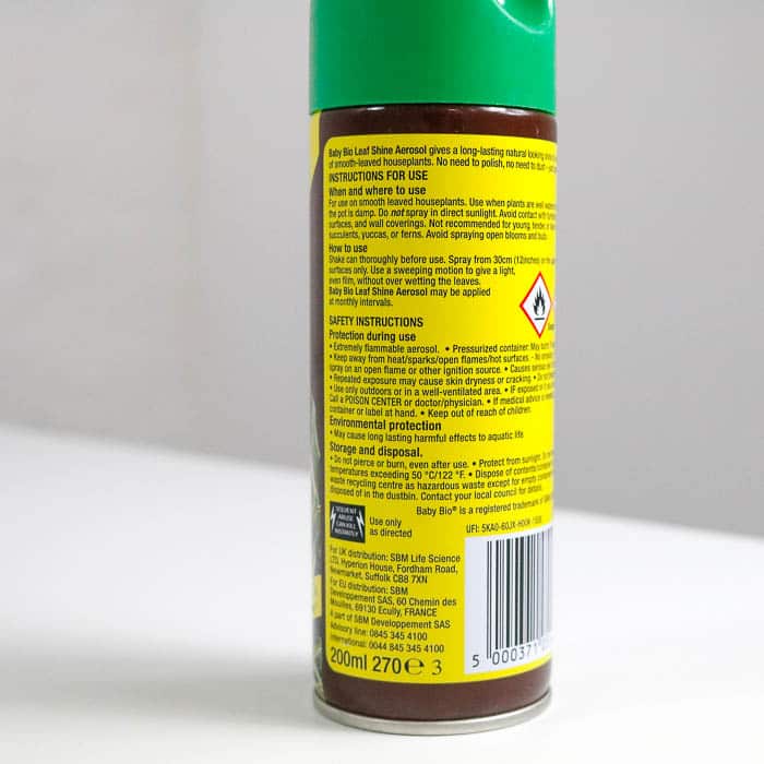 baby bio leaf shine