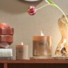 scented candle woodland fig wooden lid