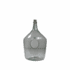 glass pot jar with hole