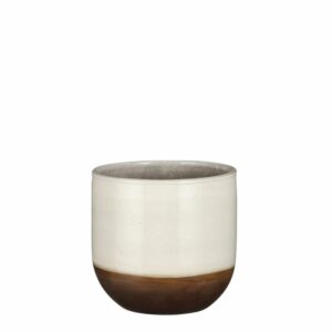 glazed stone pot