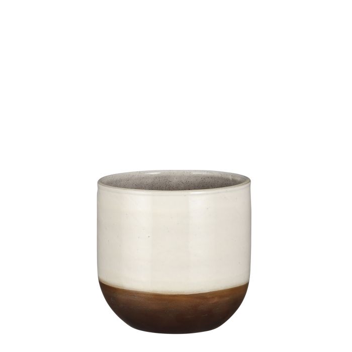 glazed stone pot