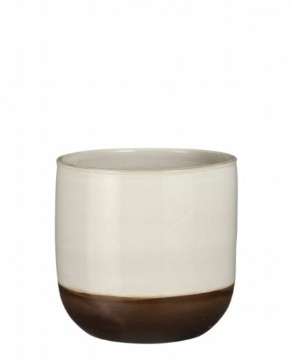 glazed stone pot