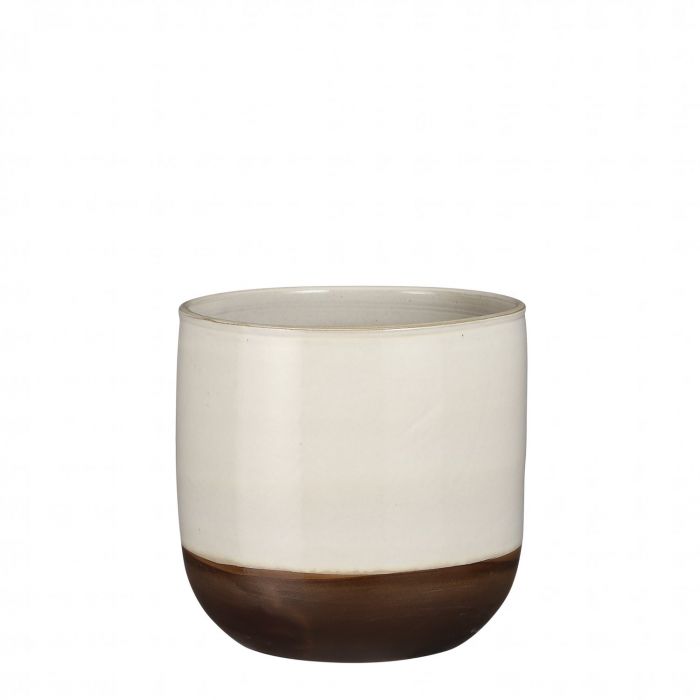 glazed stone pot