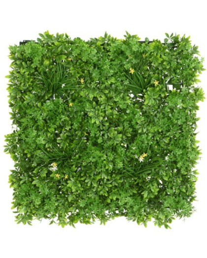 mixed leaf artificial plant wall