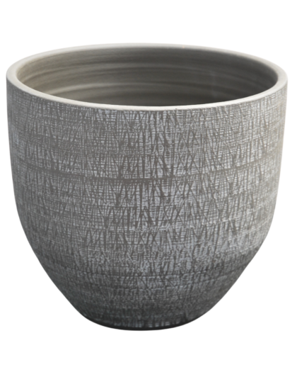 Rough Ceramic Pot Curved