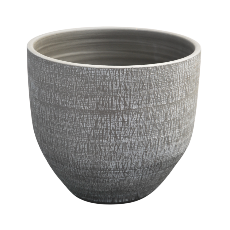 Rough Ceramic Pot Curved