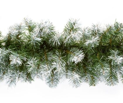Premier Snow Tips Garland 2.7m