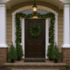 Prelit Christmas Door Set