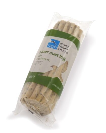 RSPB Super Suet Log With Mealworm 500g