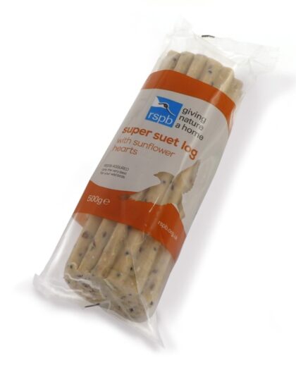 RSPB Super Suet Sunflower Hearts Log 500g